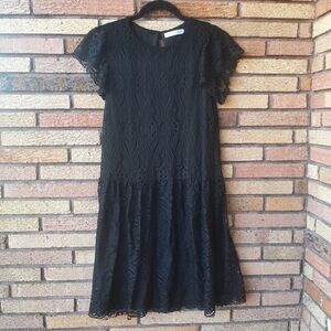 Chris & Carol Small Black Lace Dress